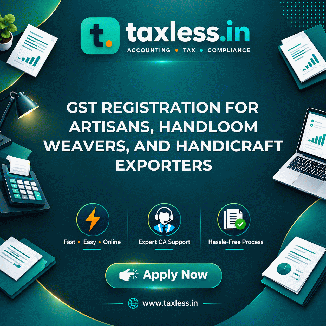GST Registration for Artisans, Handloom Weavers, and Handicraft Exporters