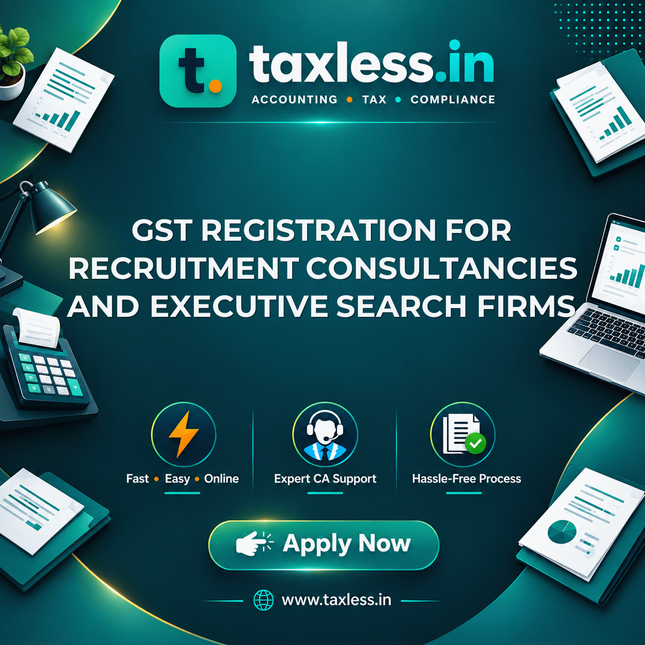 GST Registration for Recruitment Consultancies and Executive Search Firms