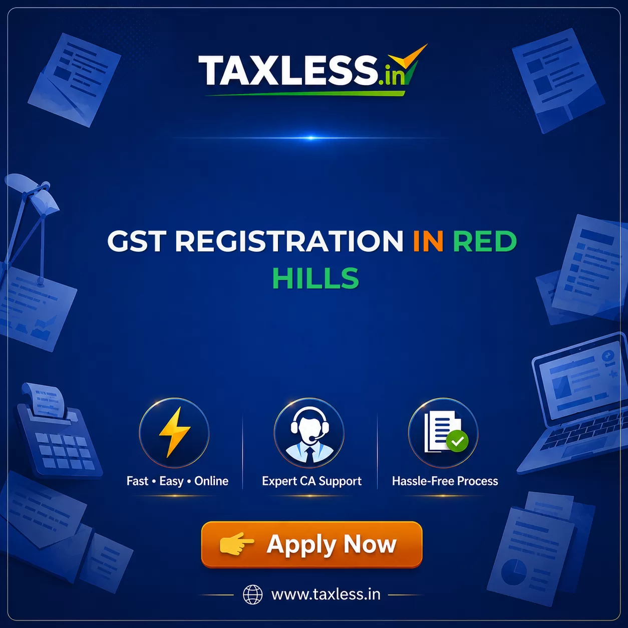 GST Registration in Red Hills