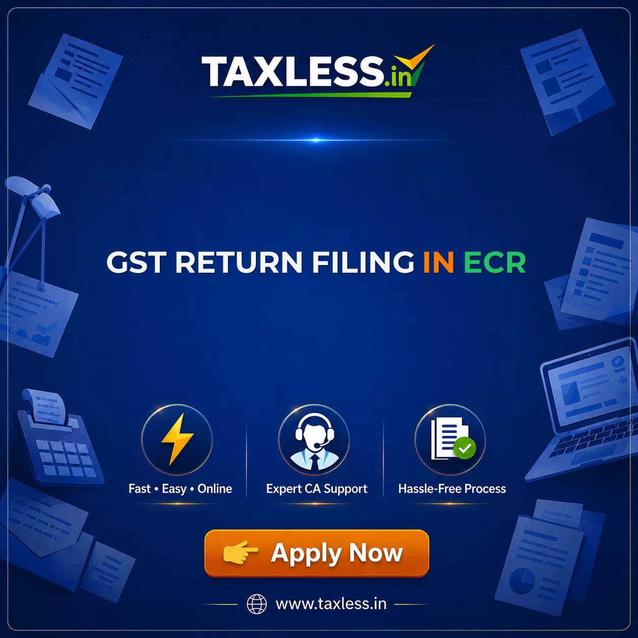 GST Return Filing in Ecr