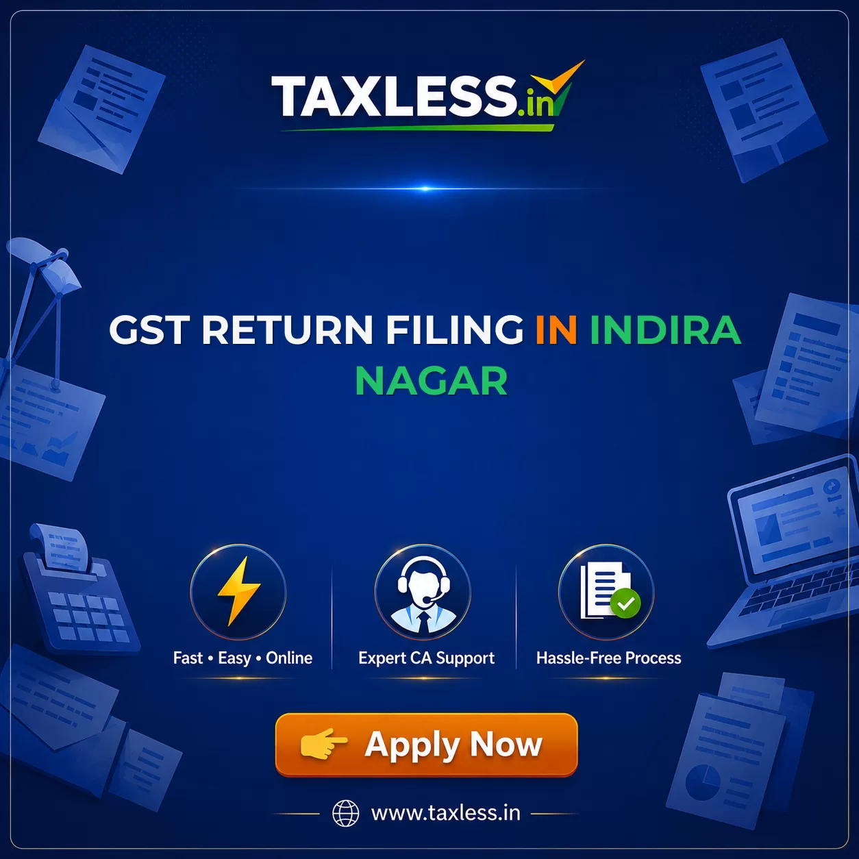 GST Return Filing in Indira Nagar
