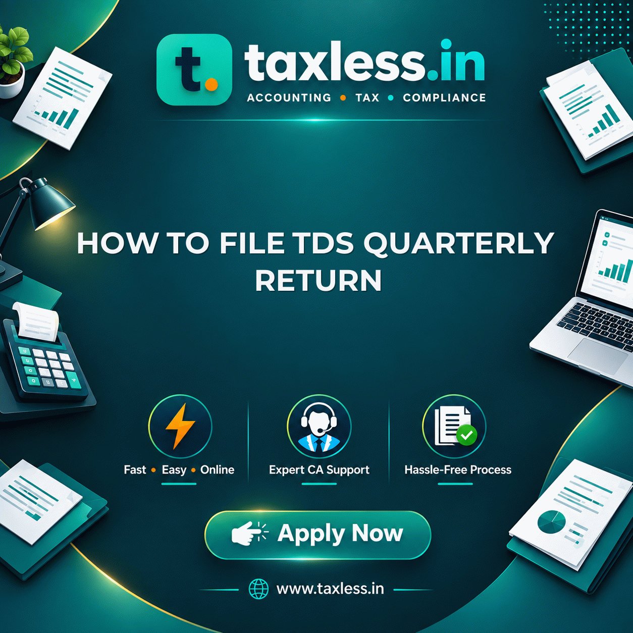 How to file TDS quarterly return
