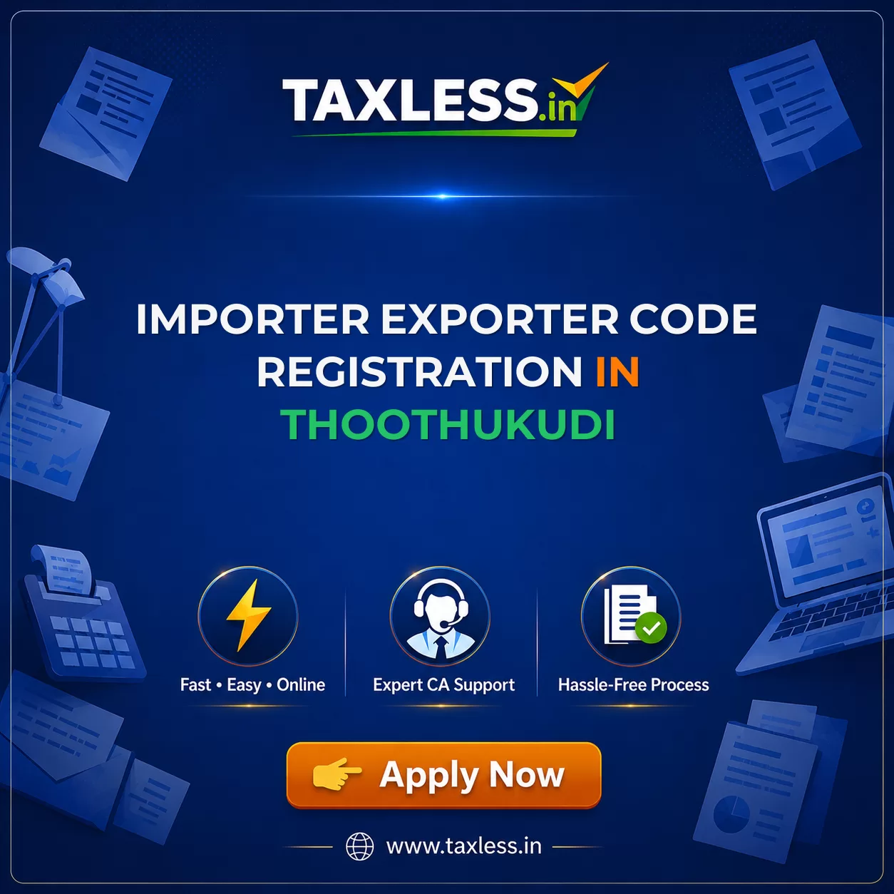 Importer Exporter Code Registration in Thoothukudi