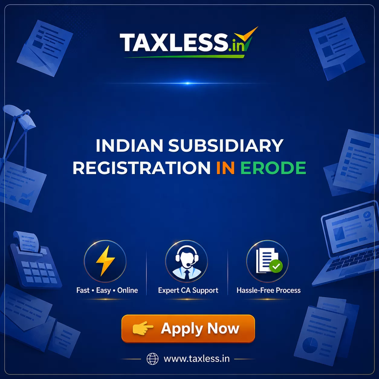 Indian Subsidiary Registration in Erode