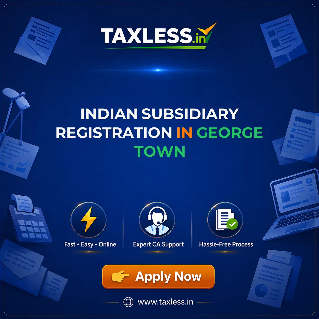 Indian Subsidiary Registration in George Town