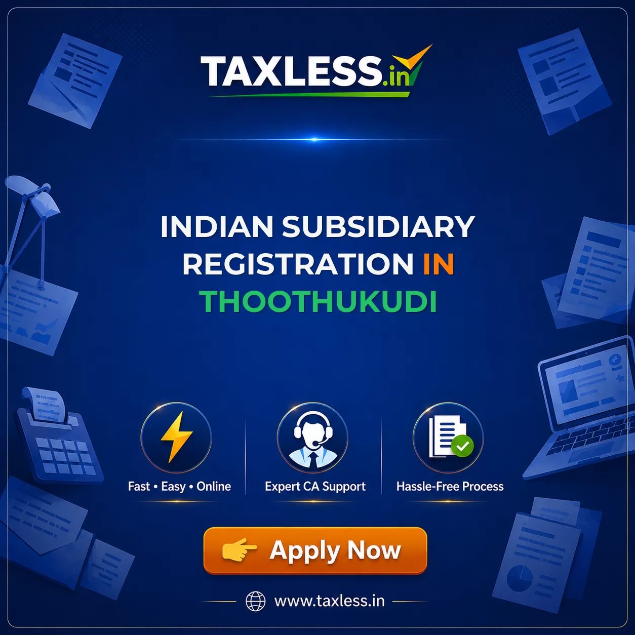 Indian Subsidiary Registration in Thoothukudi