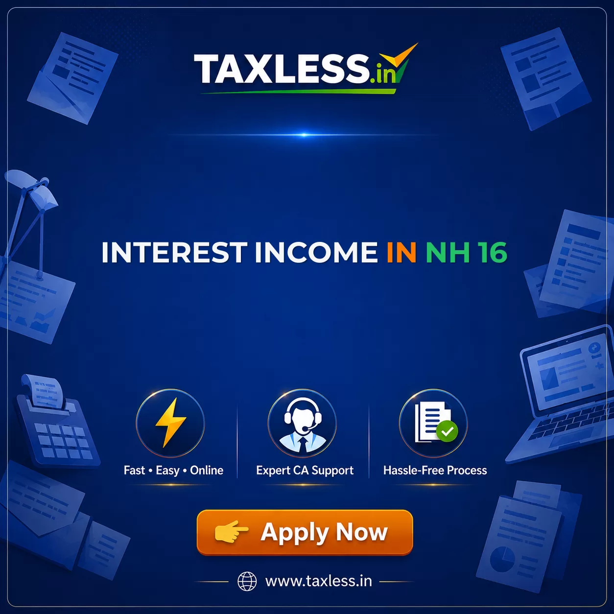 Interest Income in Nh 16