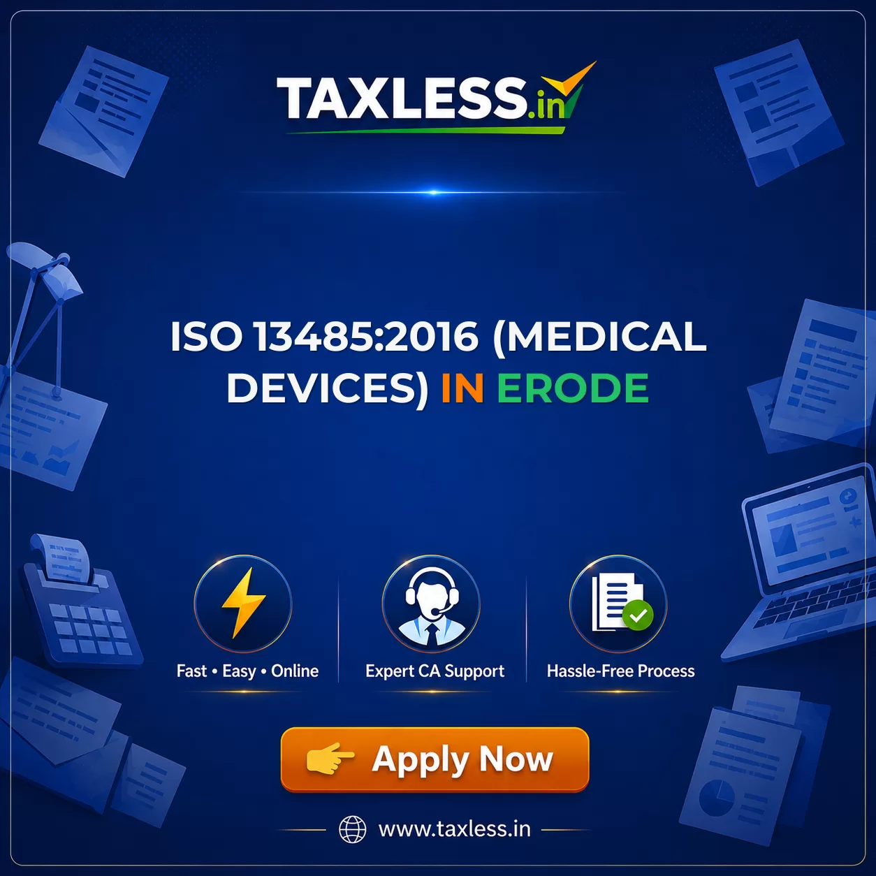ISO 13485:2016 (Medical Devices) in Erode