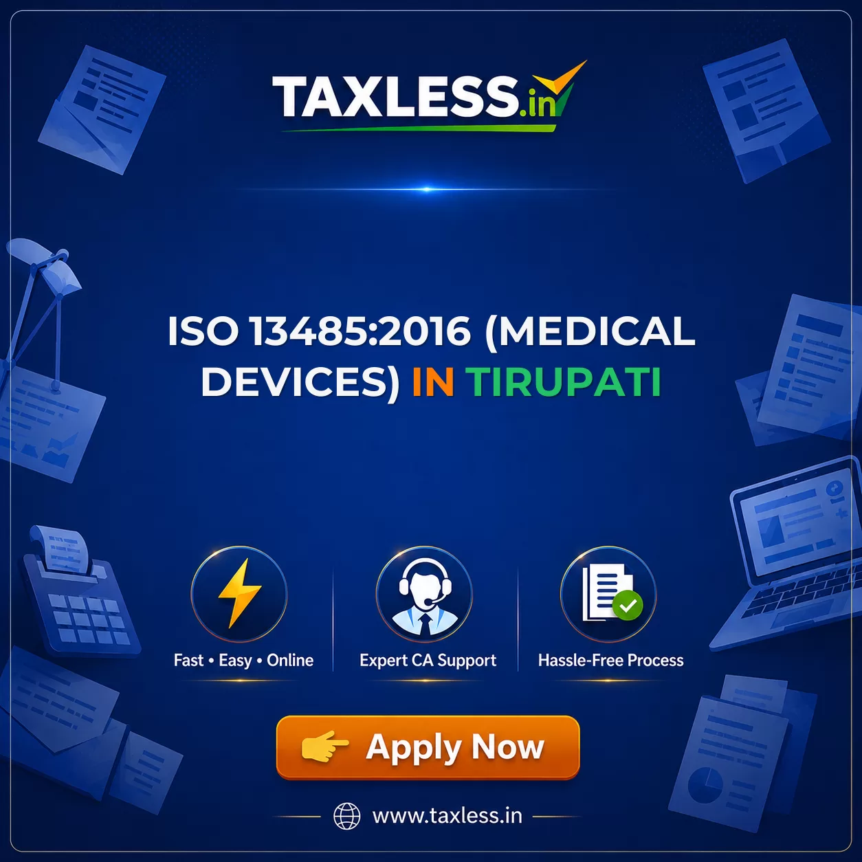 ISO 13485:2016 (Medical Devices) in Tirupati