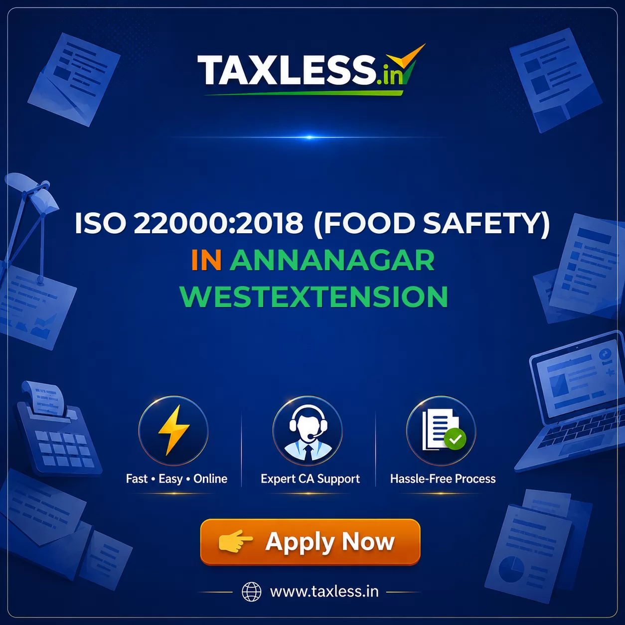 ISO 22000:2018 (Food Safety) in Annanagar Westextension