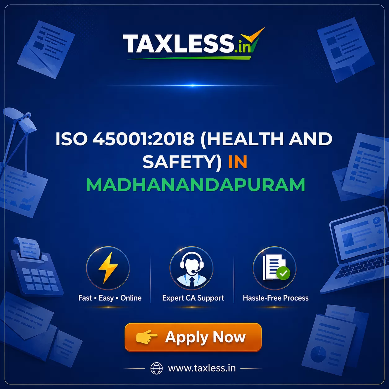 ISO 45001:2018 (Health And Safety) in Madhanandapuram