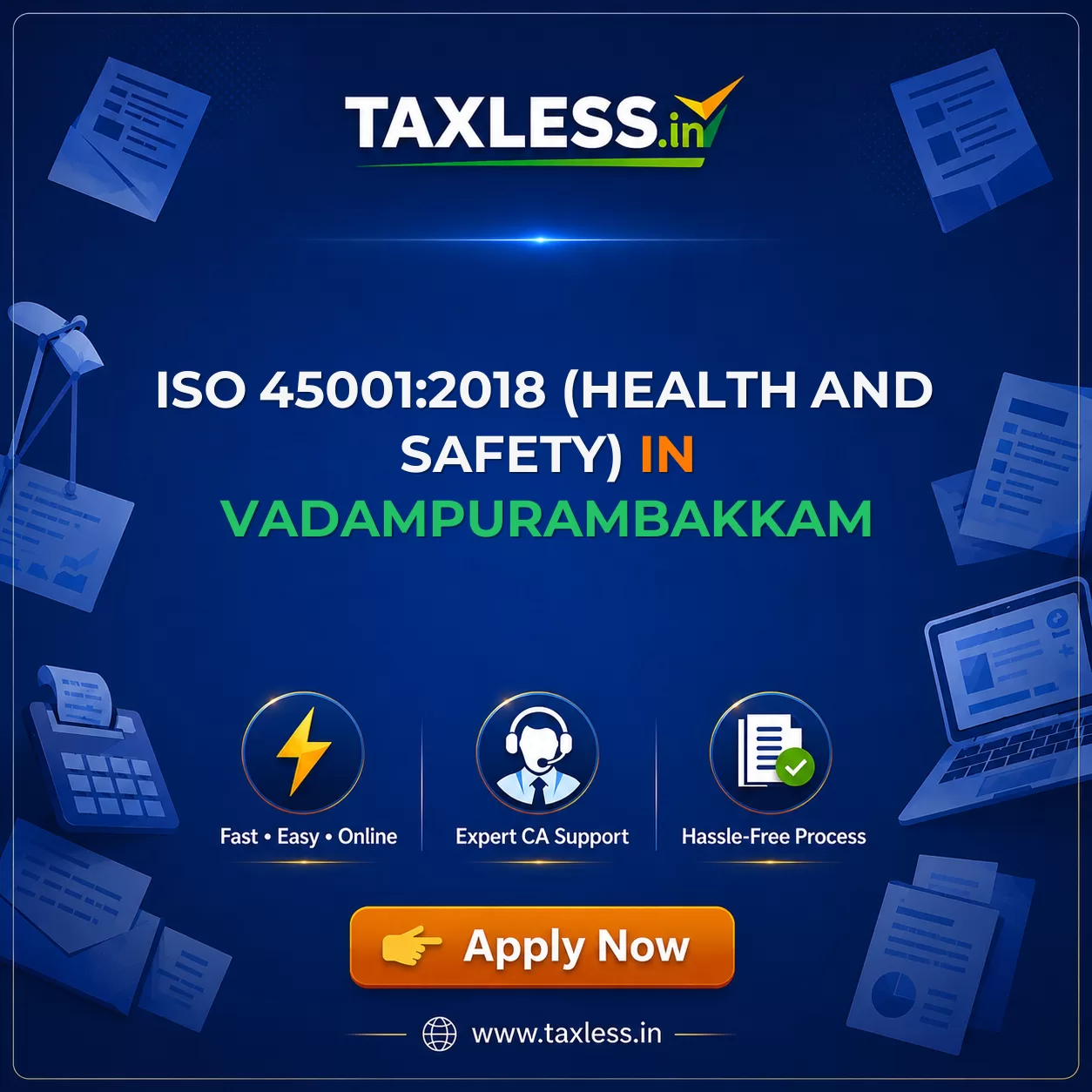 ISO 45001:2018 (Health And Safety) in Vadampurambakkam