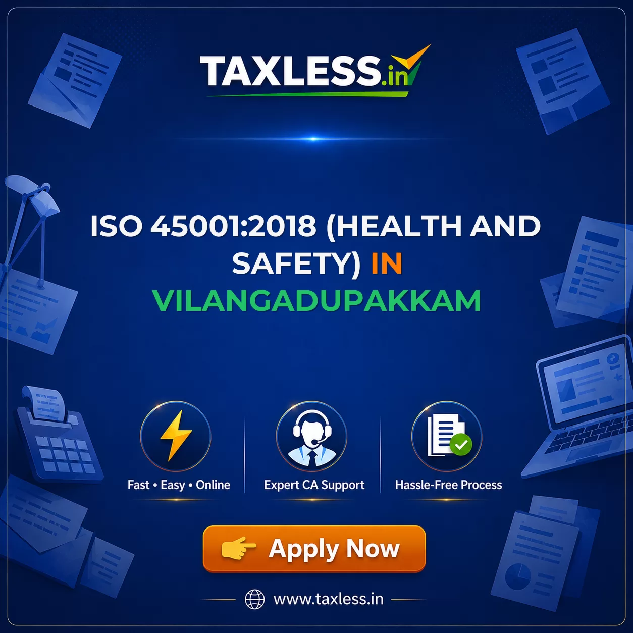 ISO 45001:2018 (Health And Safety) in Vilangadupakkam