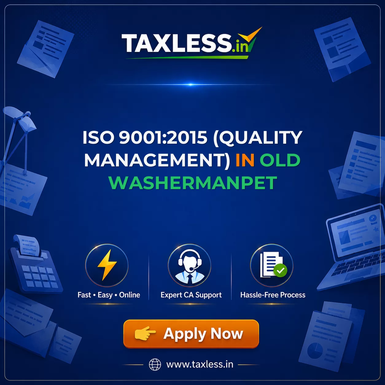 ISO 9001:2015 (Quality Management) in Old Washermanpet