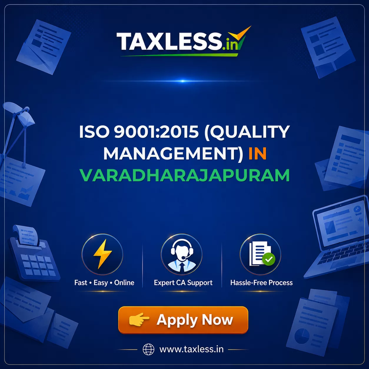 ISO 9001:2015 (Quality Management) in Varadharajapuram