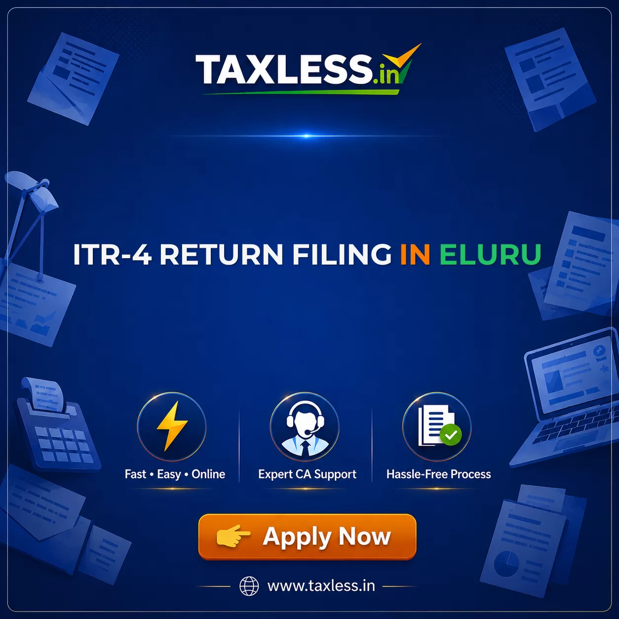 ITR-4 Return Filing in Eluru