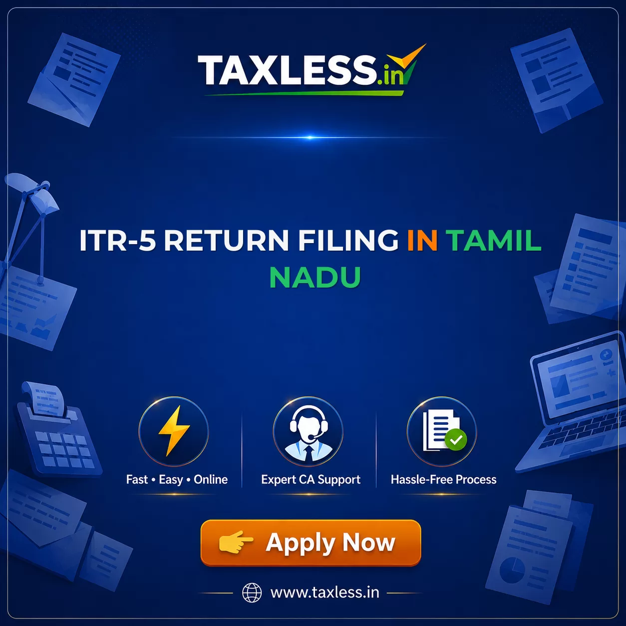 ITR-5 Return Filing in Tamil Nadu