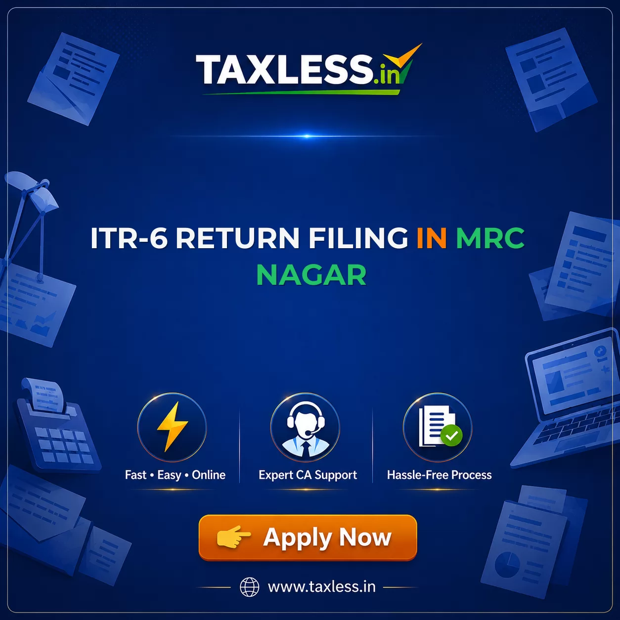 ITR-6 Return Filing in Mrc Nagar