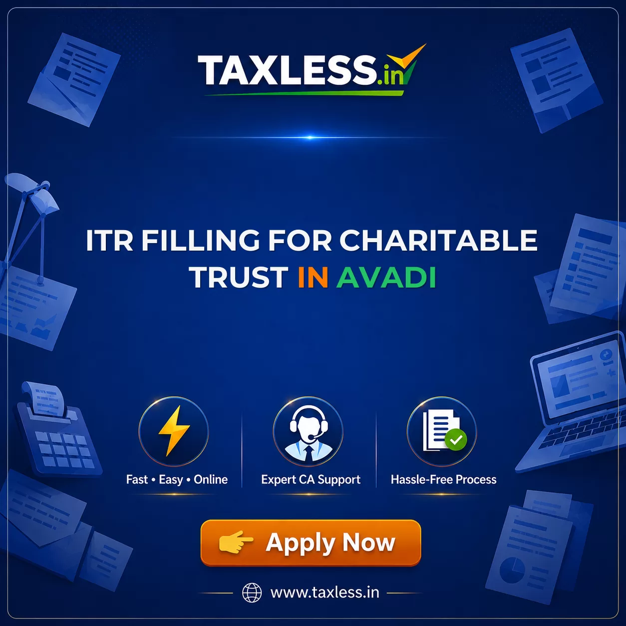 ITR Filling For Charitable Trust in Avadi