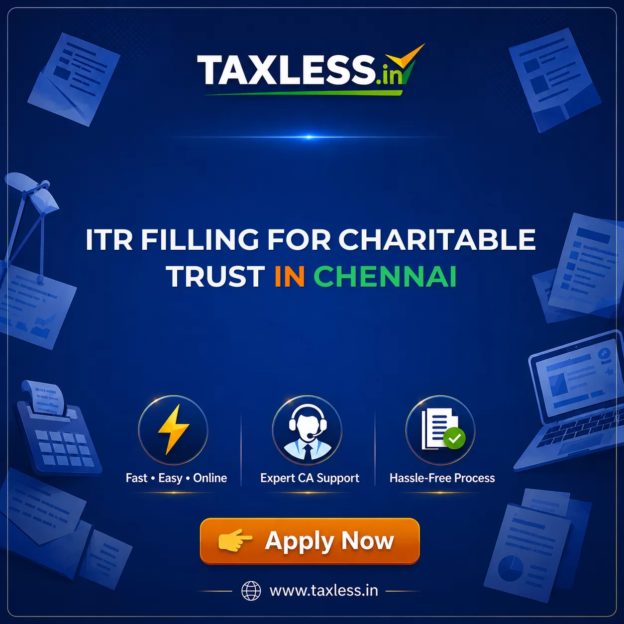 ITR Filling For Charitable Trust in Chennai