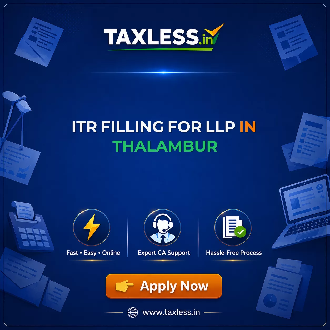 ITR Filling For LLP in Thalambur