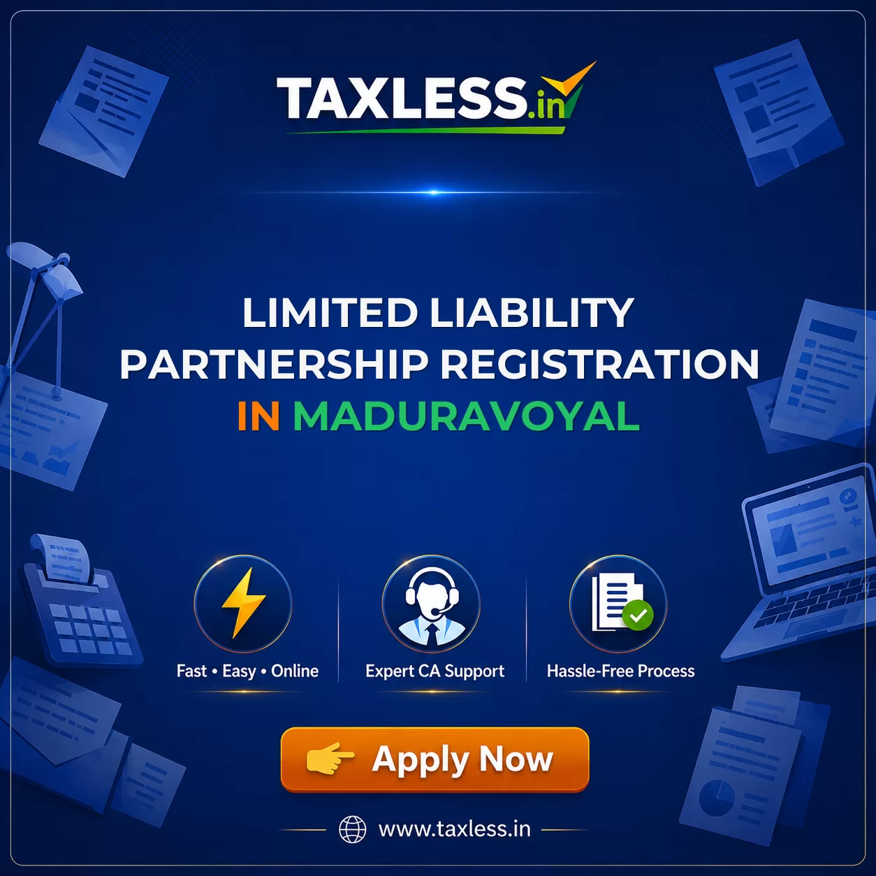Limited Liability Partnership Registration in Maduravoyal