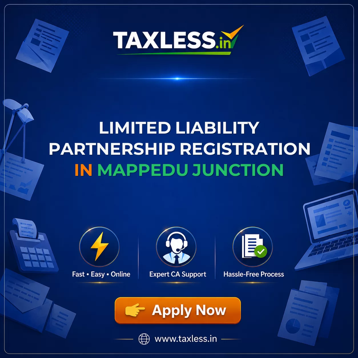 Limited Liability Partnership Registration in Mappedu Junction