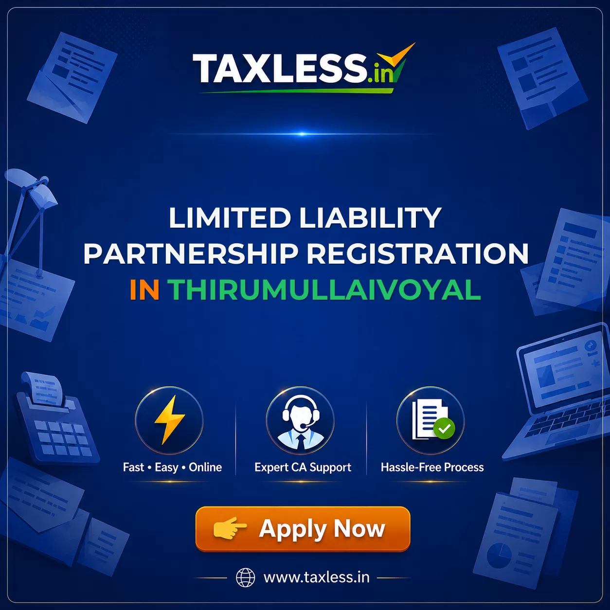 Limited Liability Partnership Registration in Thirumullaivoyal