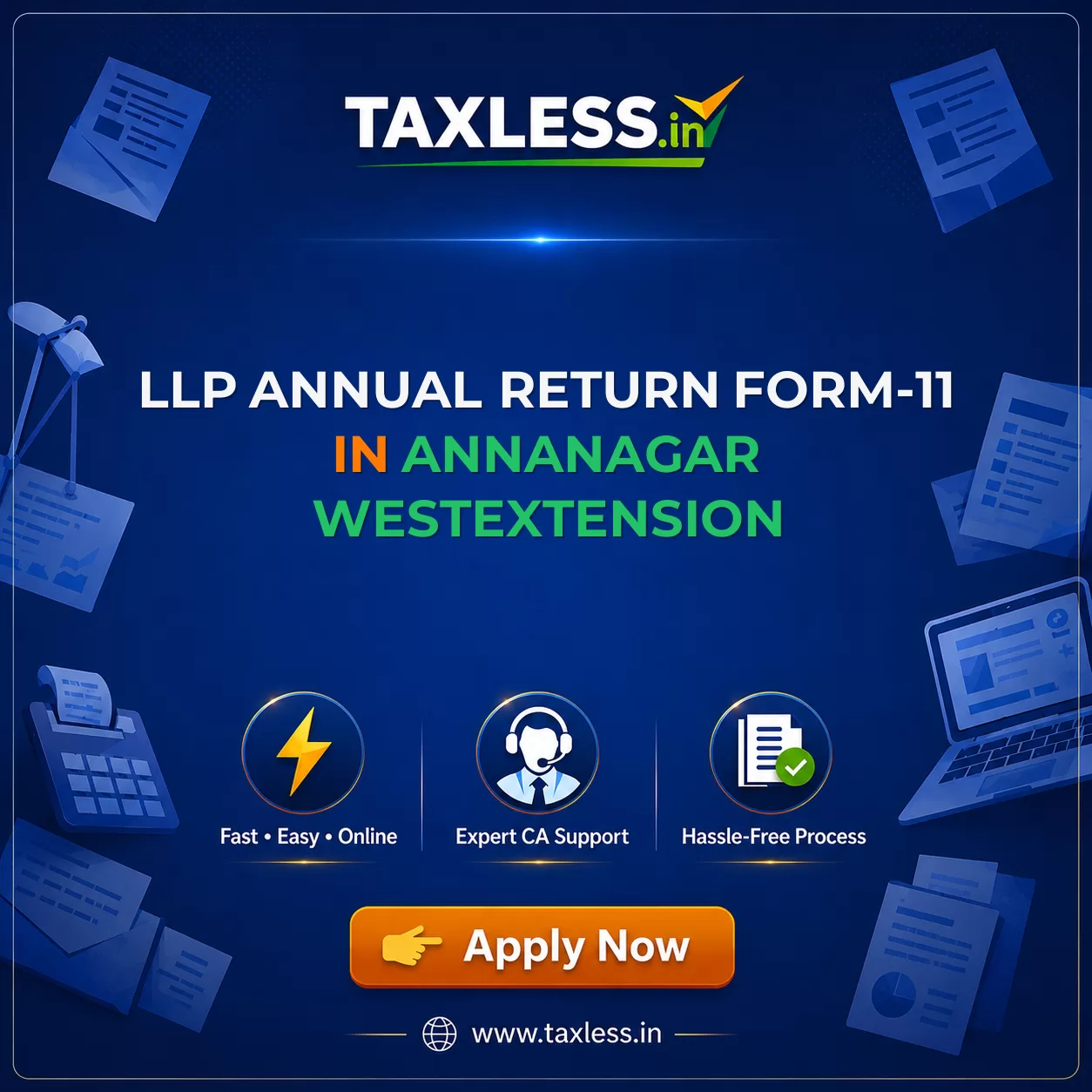 LLP Annual Return Form-11 in Annanagar Westextension