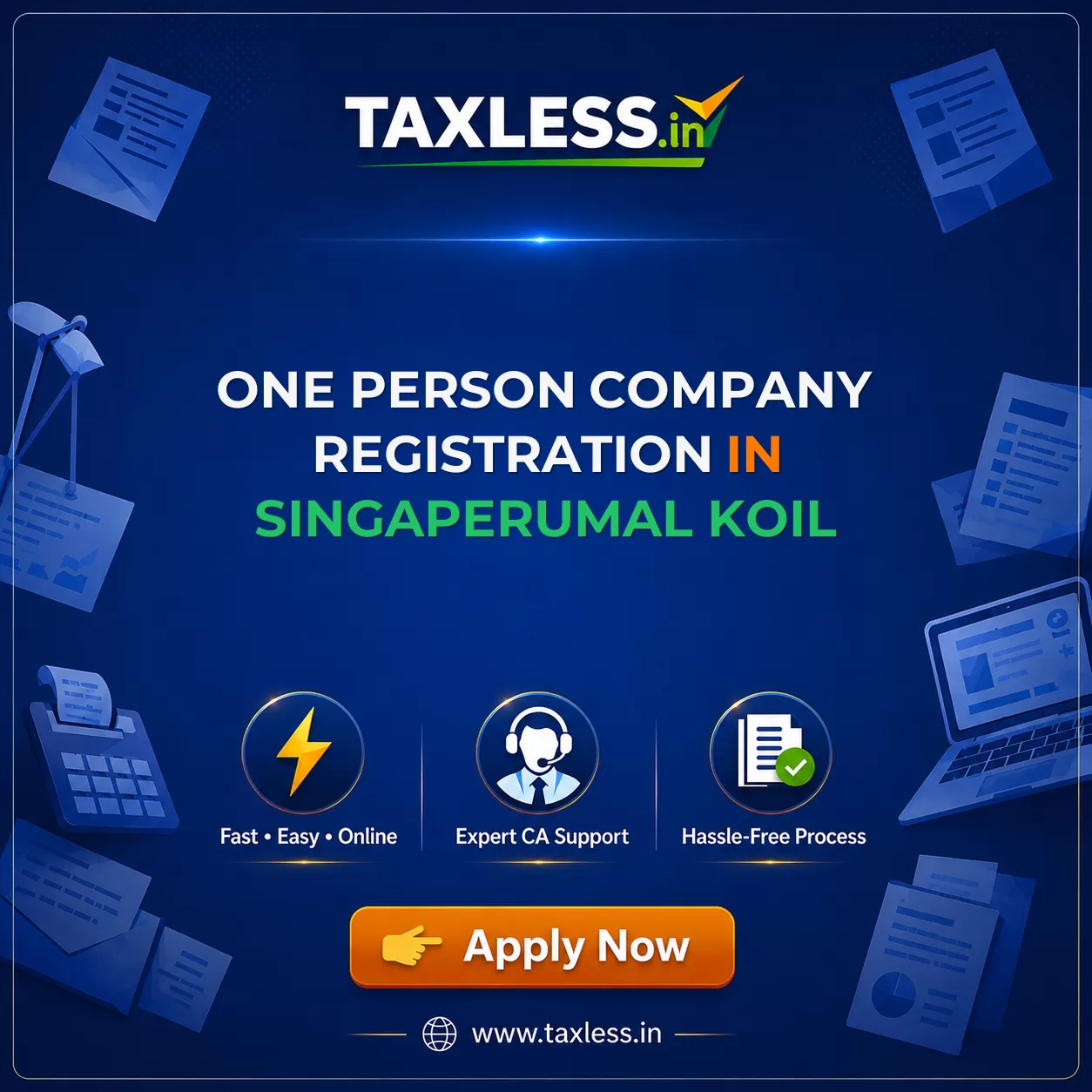 One Person Company Registration in Singaperumal Koil