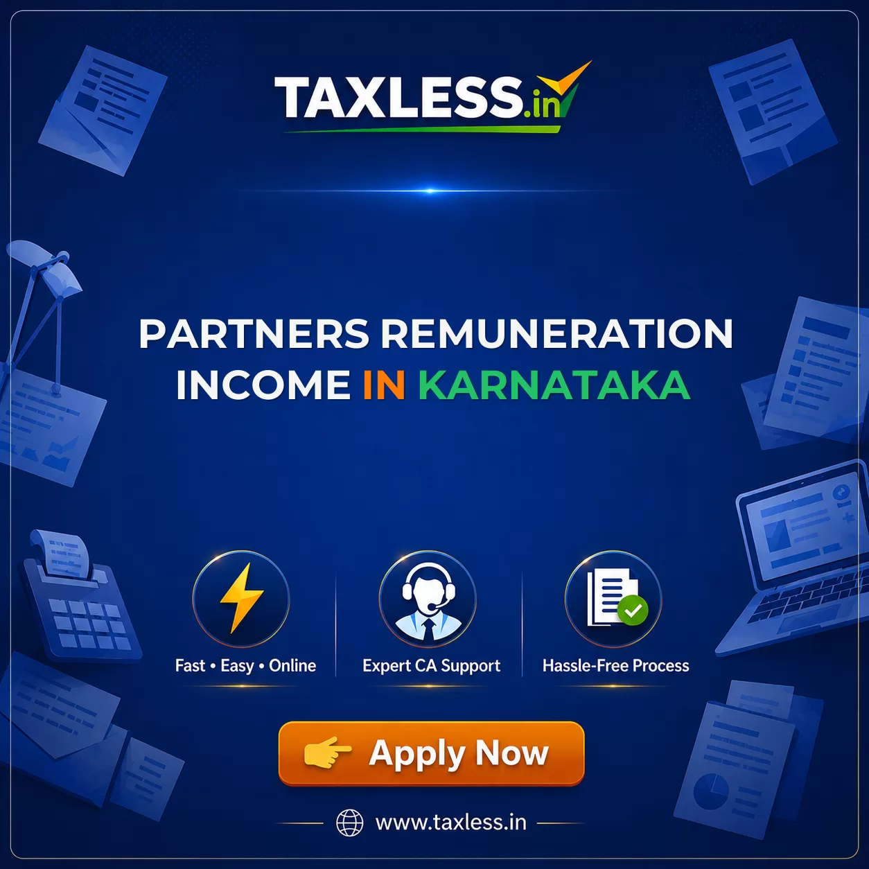 Partners Remuneration Income in Karnataka