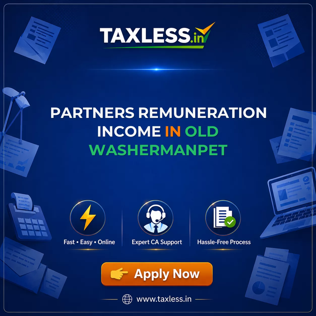 Partners Remuneration Income in Old Washermanpet