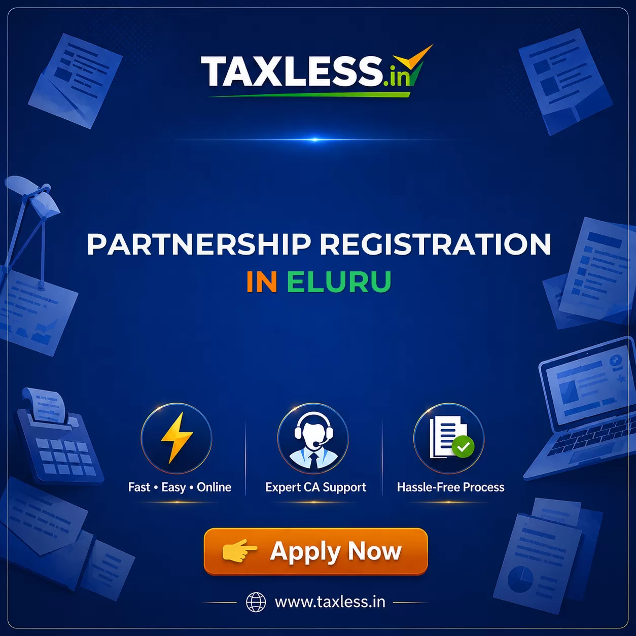 Partnership Registration in Eluru