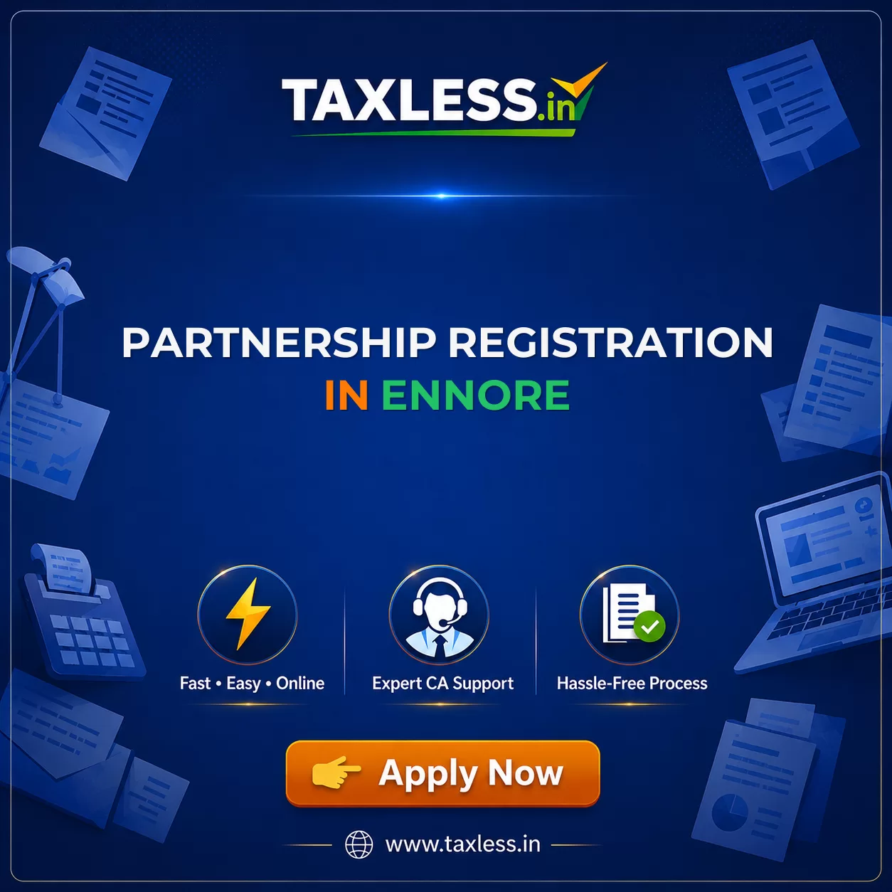 Partnership Registration in Ennore