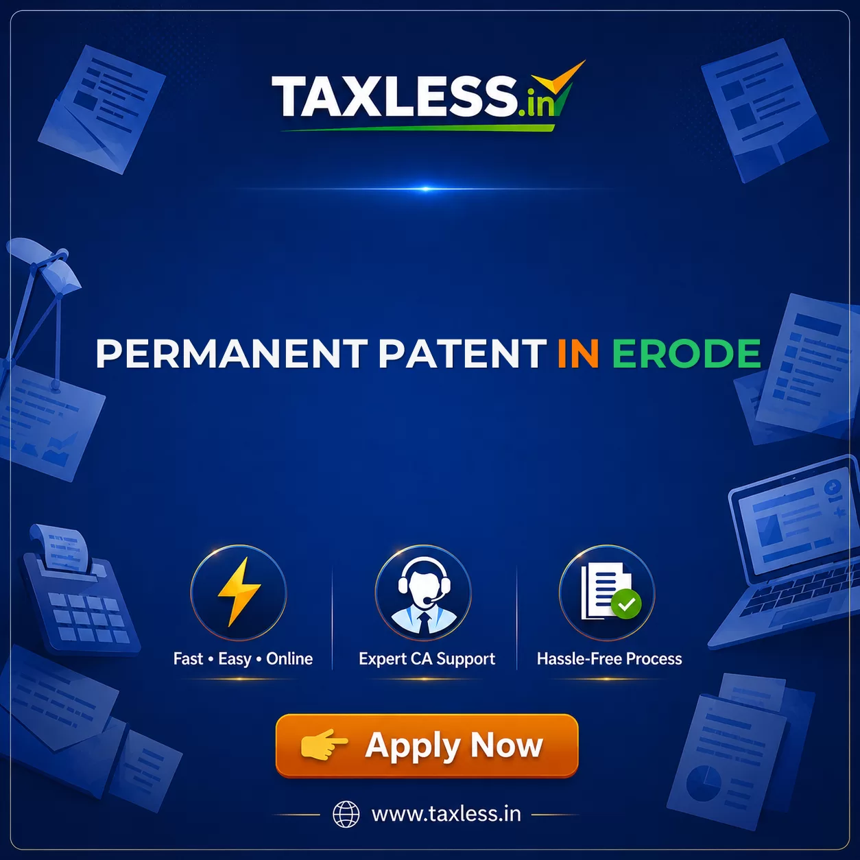 Permanent Patent in Erode