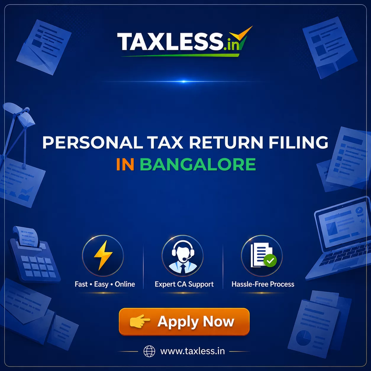 Personal Tax Return Filing in Bangalore