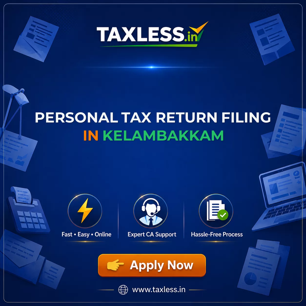 Personal Tax Return Filing in Kelambakkam