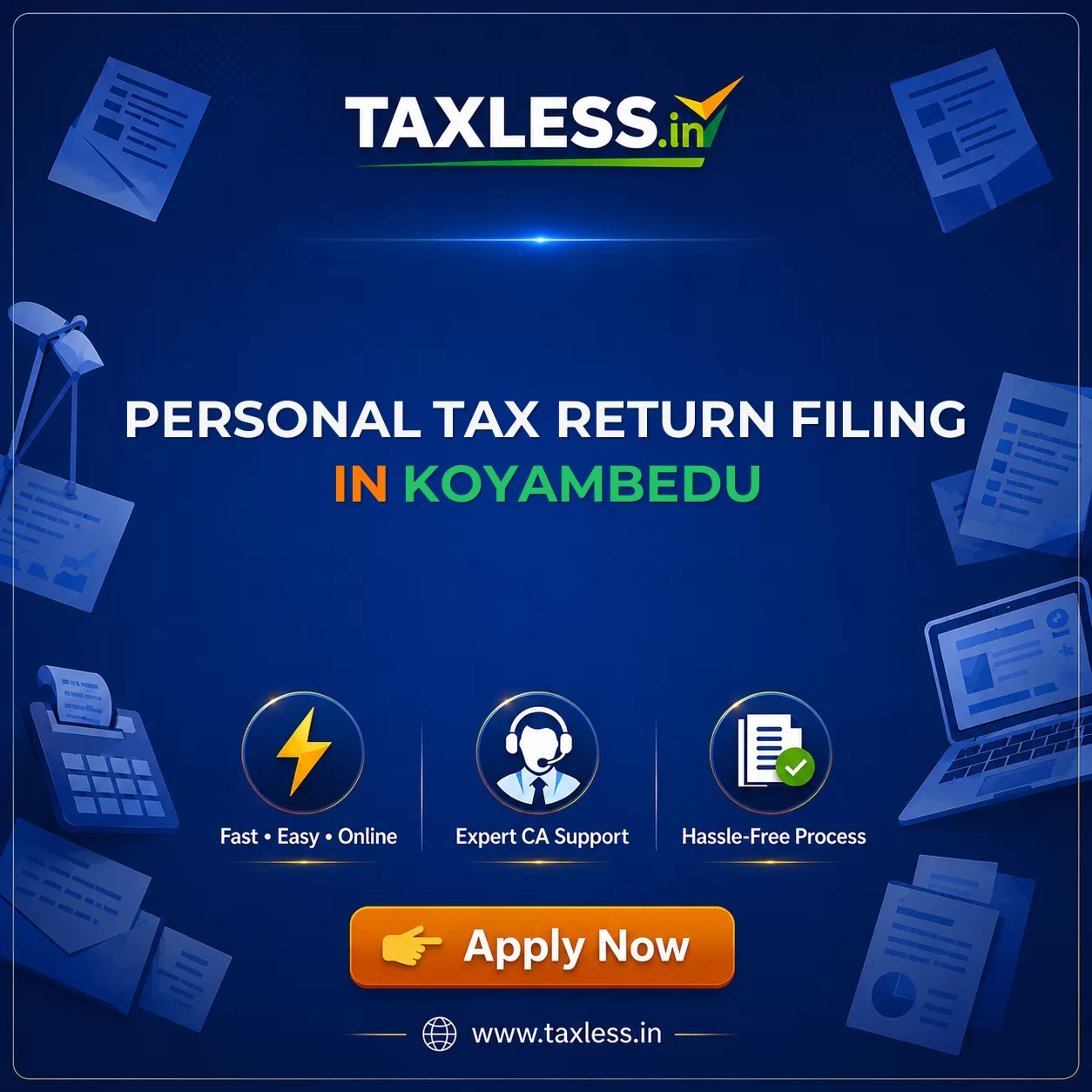 Personal Tax Return Filing in Koyambedu