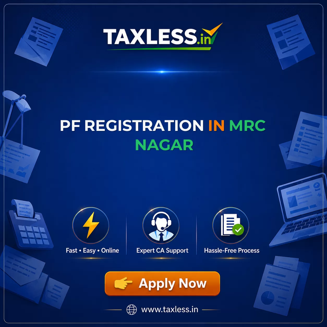 PF Registration in Mrc Nagar