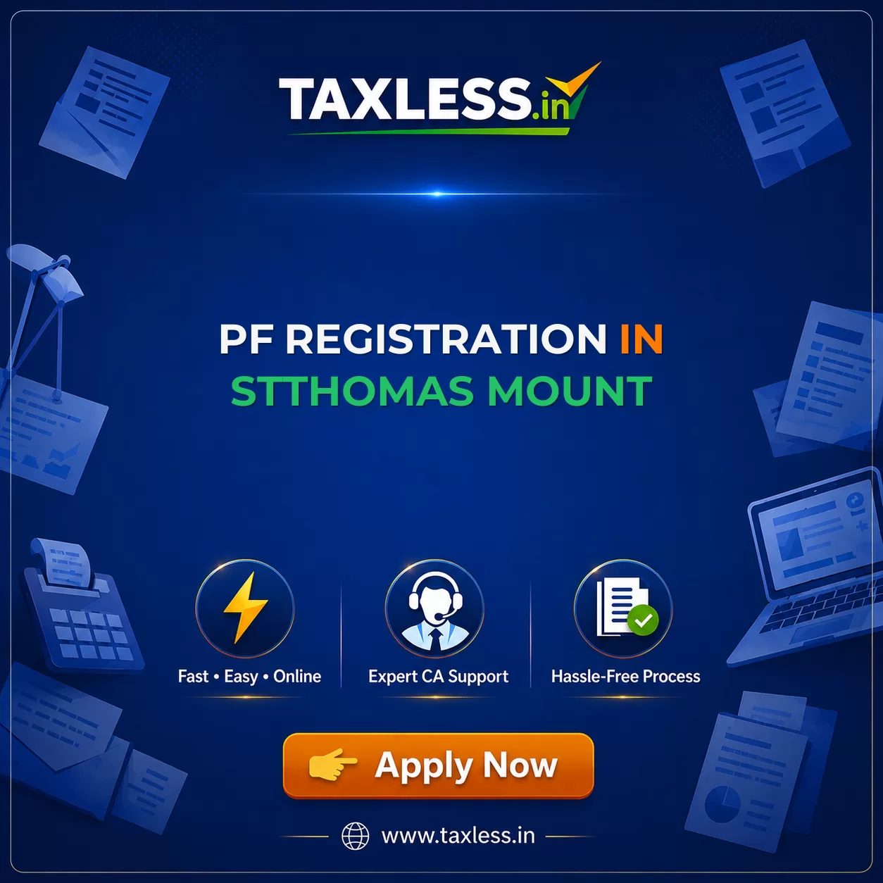 PF Registration in Stthomas Mount