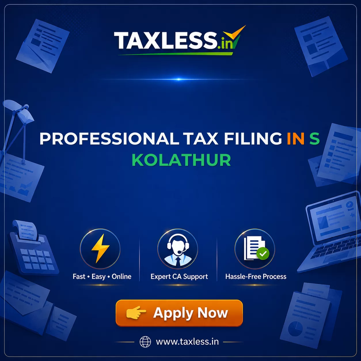 Professional Tax Filing in S Kolathur
