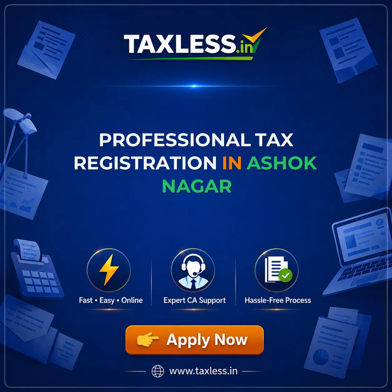 Professional Tax Registration in Ashok Nagar