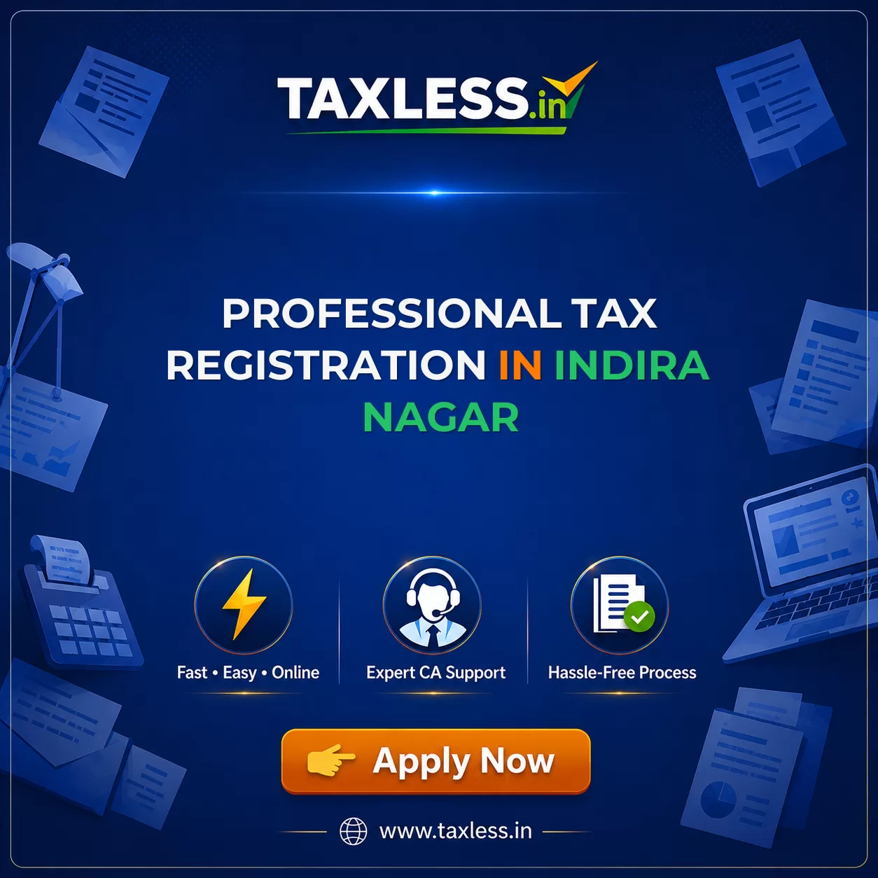 Professional Tax Registration in Indira Nagar