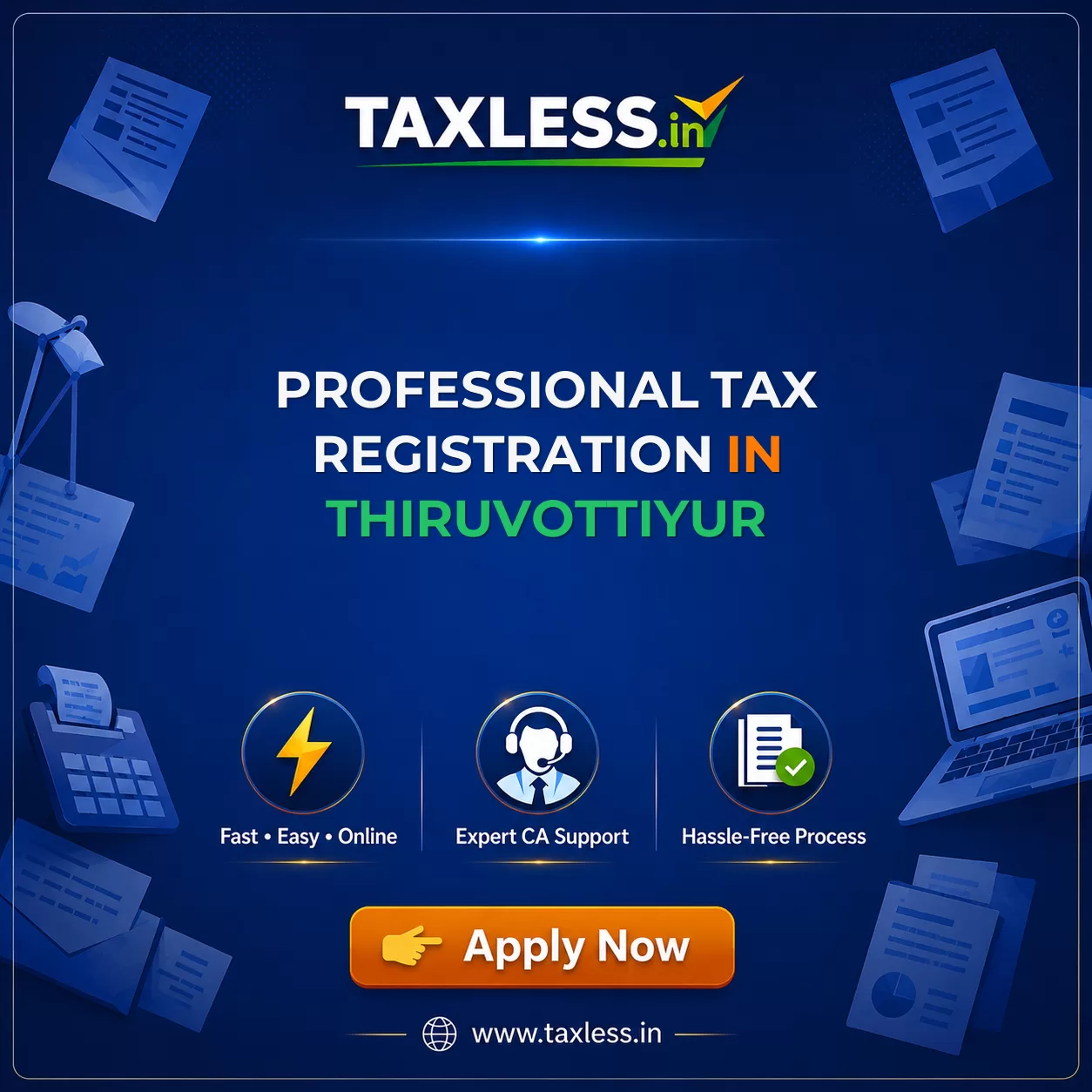 Professional Tax Registration in Thiruvottiyur