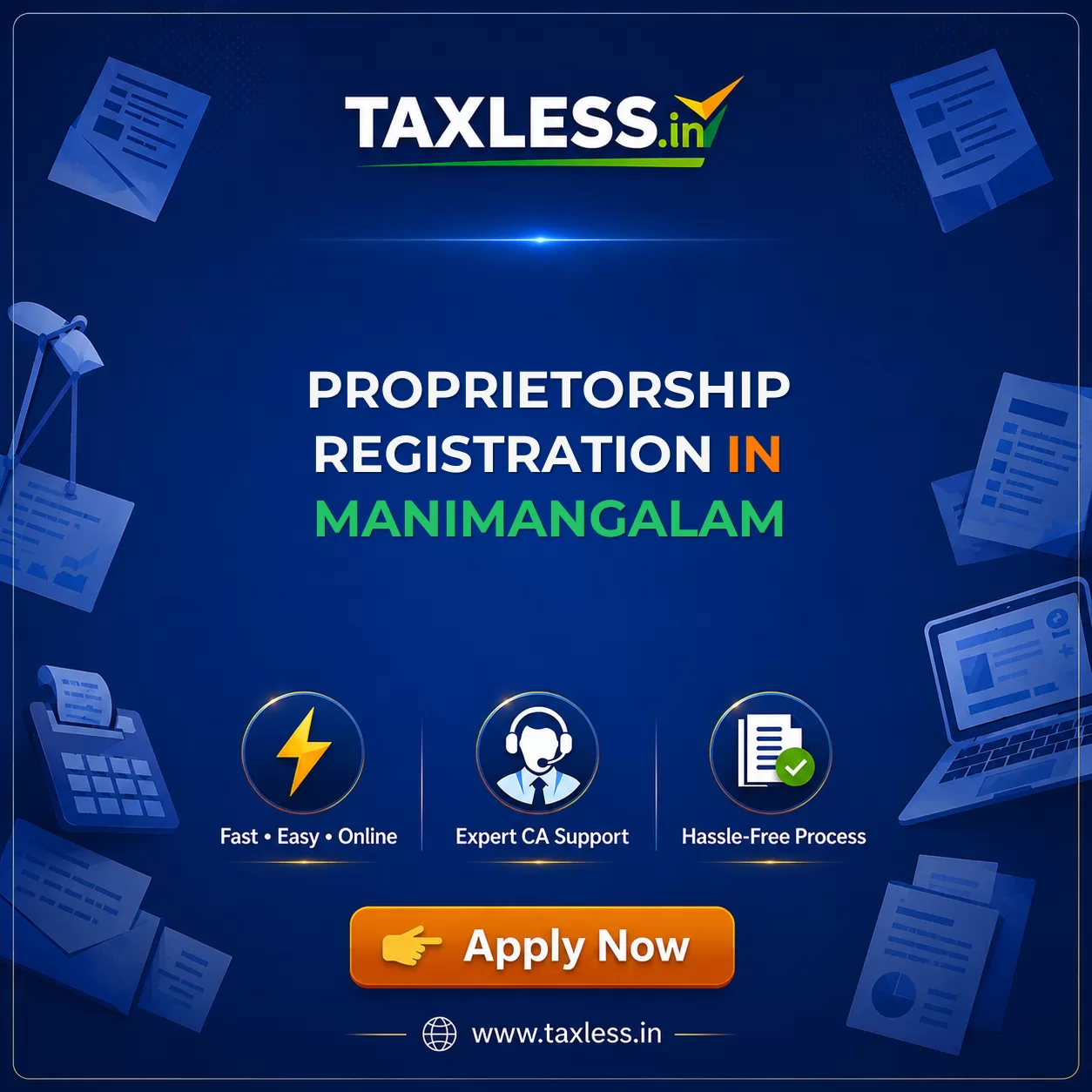 Proprietorship Registration in Manimangalam