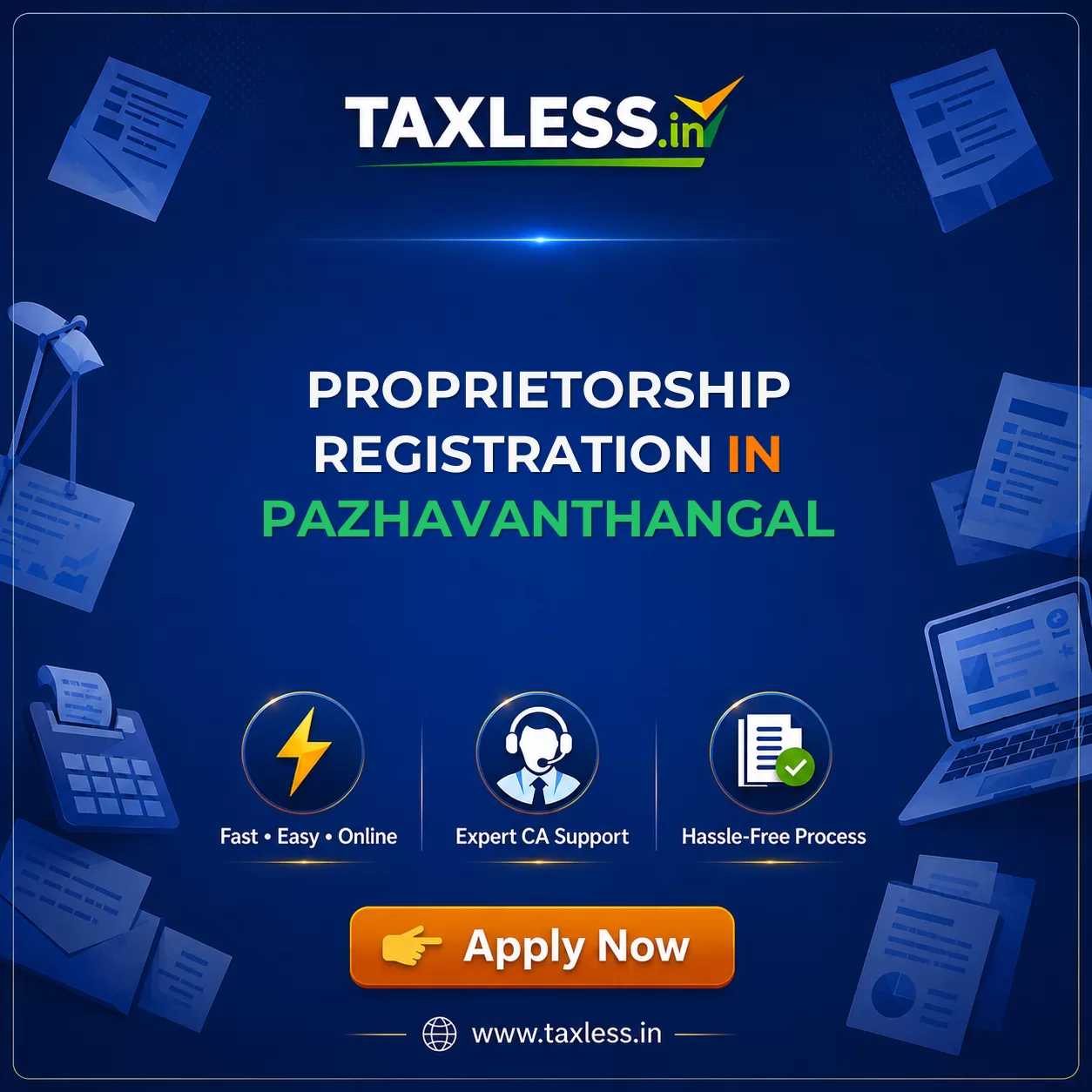Proprietorship Registration in Pazhavanthangal