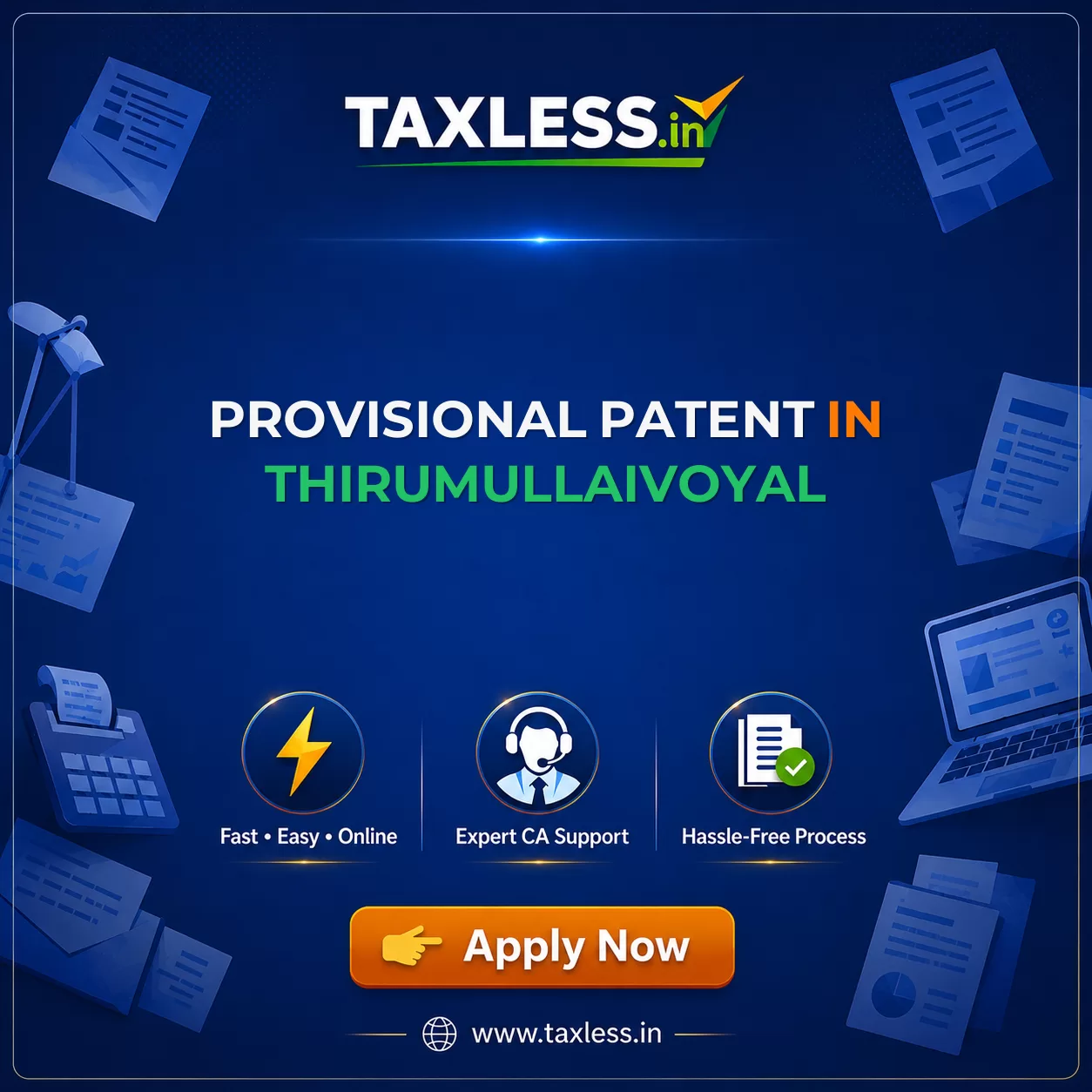 Provisional Patent in Thirumullaivoyal