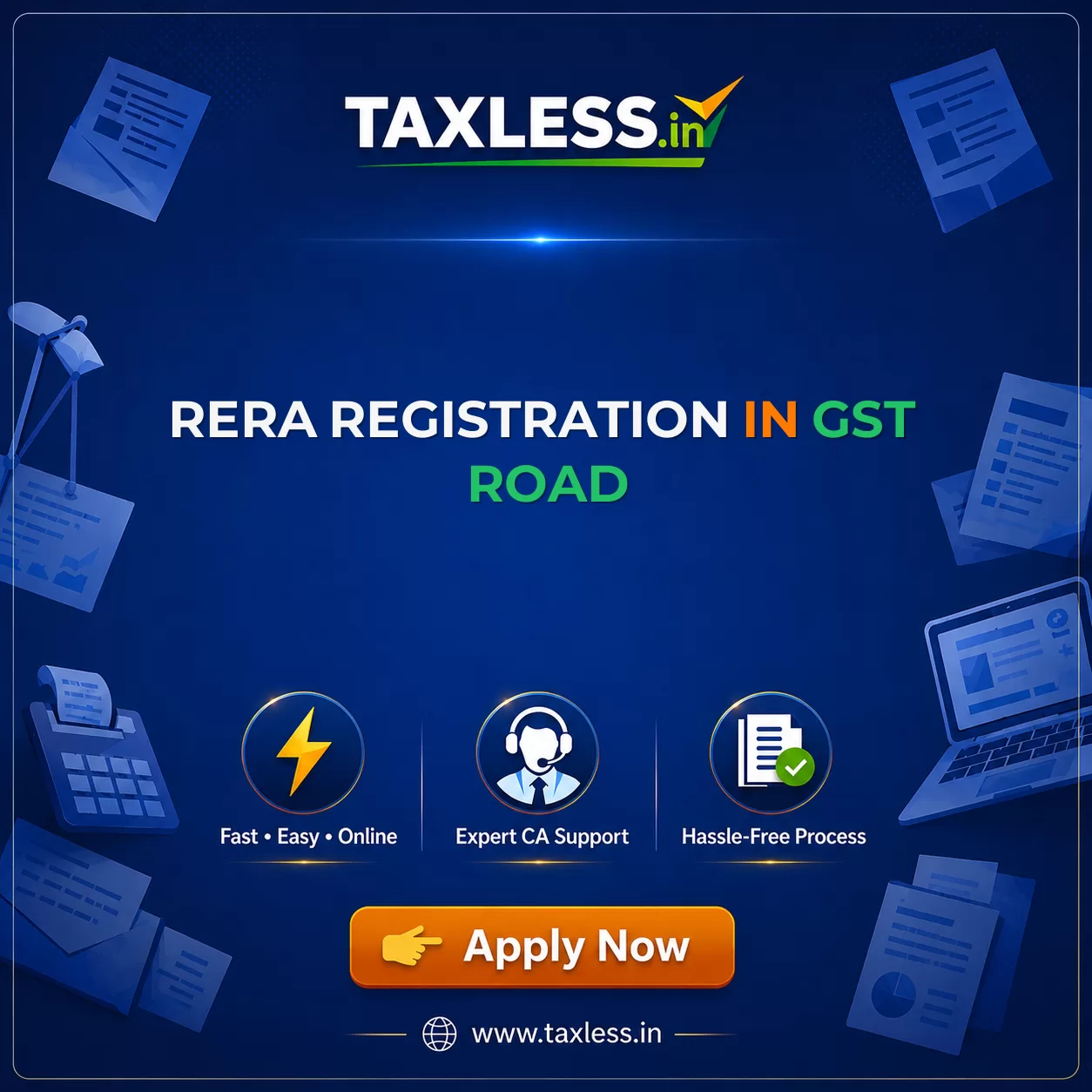 RERA Registration in Gst Road