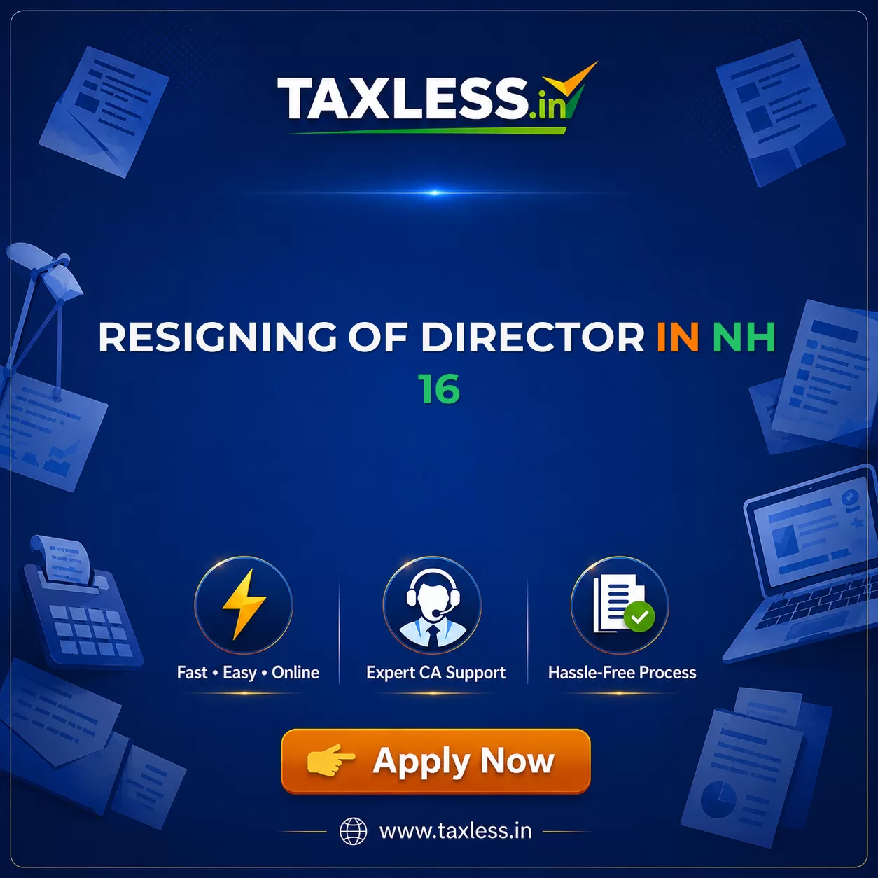 Resigning Of Director in Nh 16