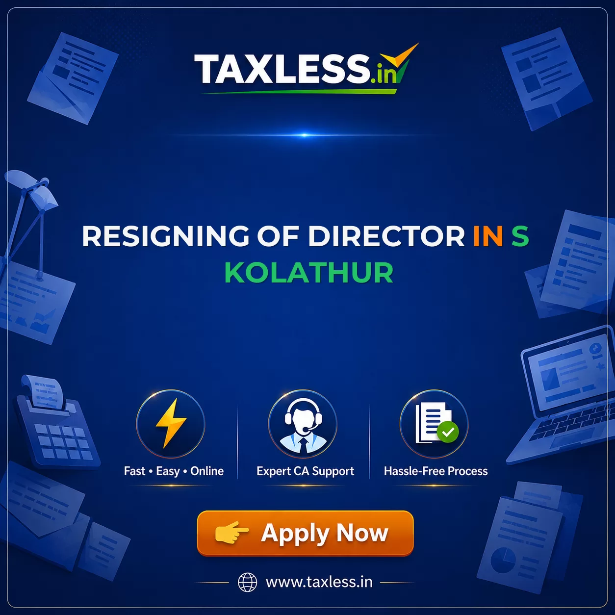 Resigning Of Director in S Kolathur
